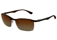 חום ואפור/עדשה חום מדורג POLARIZED,קוד צבע: 128T5